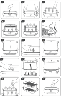 Diagramma delle bottiglie nello sterilizzatore elettrico a vapore e come utilizzare lo sterilizzatore Supersteam