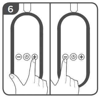 Diagramma di come usare Pompa Elettrica per seno Passi 1 - 6